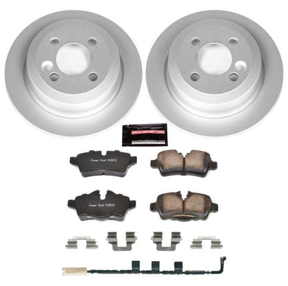 PowerStop Power Stop 07-10 Mini Cooper Rear Z23 Evolution Sport Coated Brake Kit