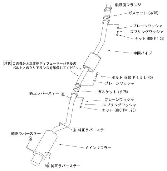 HKS SILENT Hi-POWER SKYLINE GT-R GF-BNR34