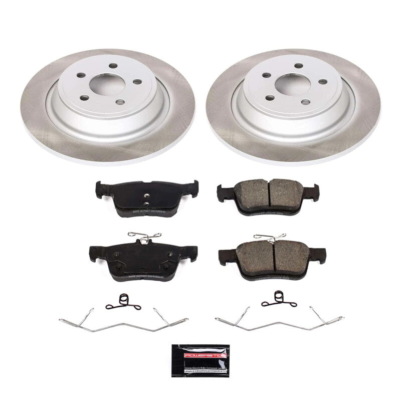 PowerStop Power Stop 19-22 Lincoln Nautilus Rear Semi-Coated Rotor Kit