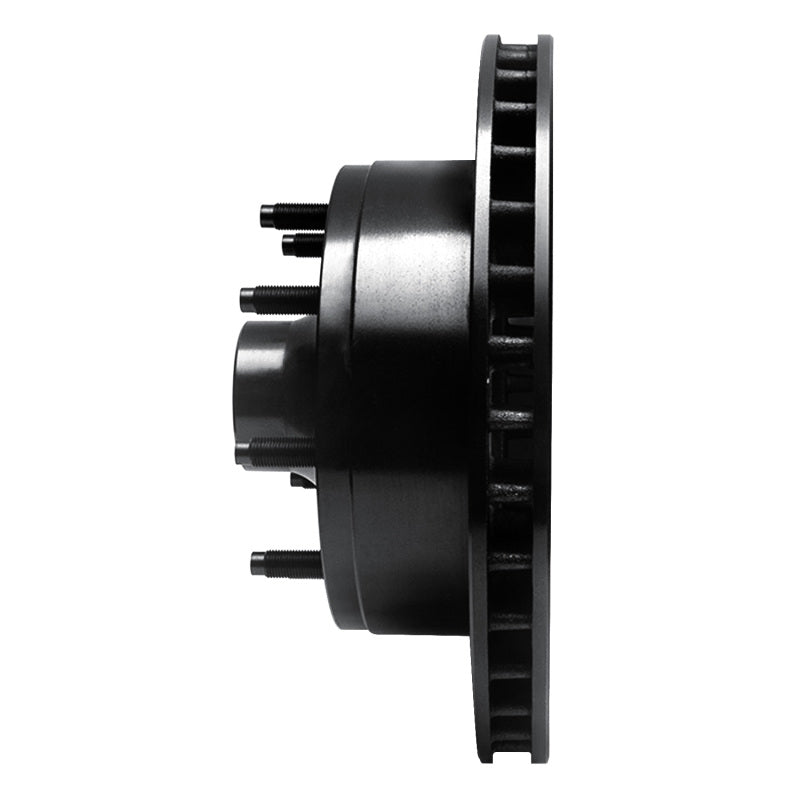 R1 Concepts R1 80-85 Ford F-250 2WD (Excl Super Duty) Front Left Drilled & Slotted Black Brake Rotor