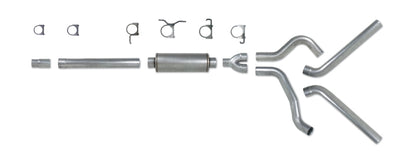 Diamond Eye Performance Diamond Eye KIT 4in Catback DUAL SS: 94-97 FORD 7.3L F250/F350 PWRSTROKE