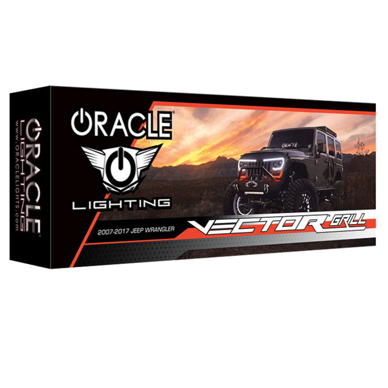 ORACLE Lighting Oracle VECTOR Series Full LED Grille - Jeep Wrangler JK - NA