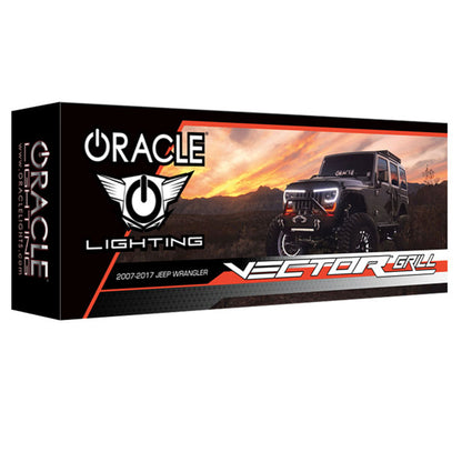 ORACLE Lighting Oracle VECTOR Series Full LED Grille - Jeep Wrangler JK - NA