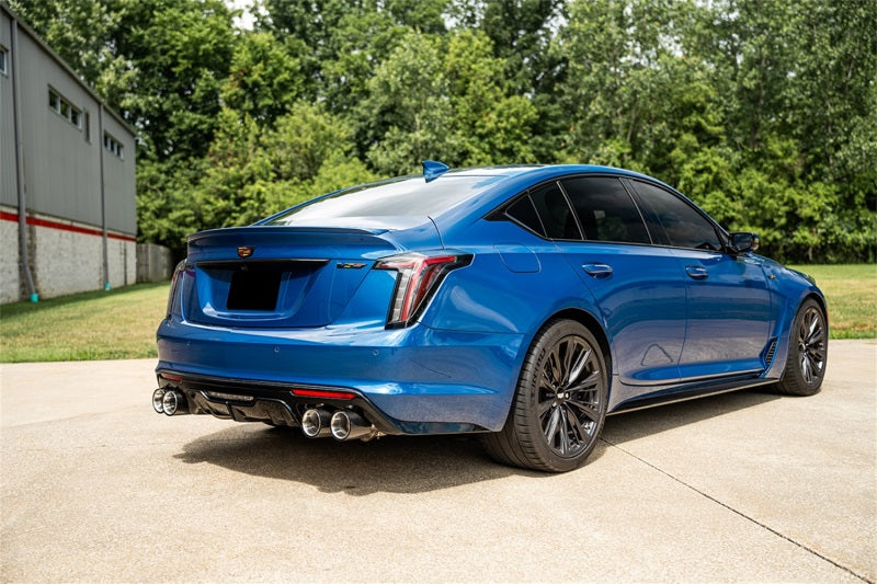 CORSA Performance Corsa 2022-25 Cadillac CT5 V Blackwing 3in. Cat-Back w/ Act. Exh. - Dbl X-Pipe - Twin 4.5in. CF Tips