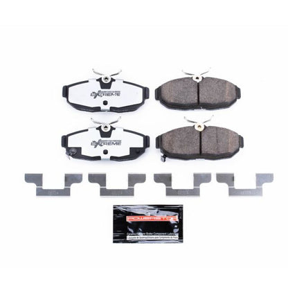 PowerStop Power Stop 2012 Ford Mustang Rear Z26 Extreme Street Brake Pads w/Hardware