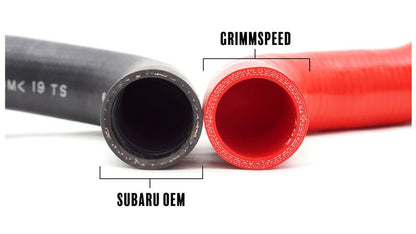 GrimmSpeed 04-08 Subaru Forester XT Radiator Hose Kit - Black