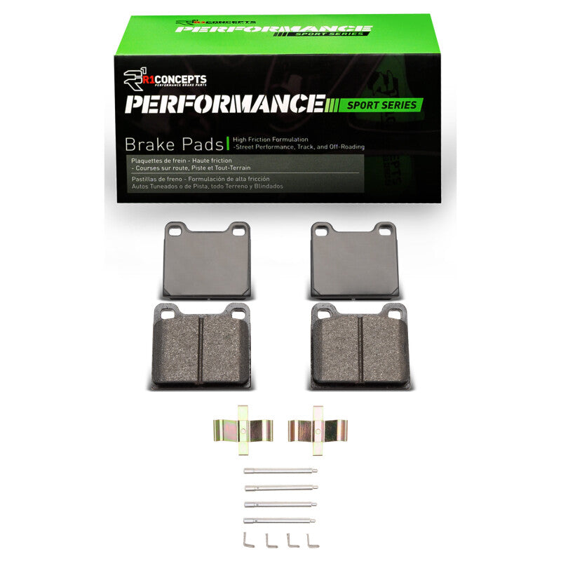R1 Concepts R1 69-83 Porsche 911 Rear Performance Sport Pads & Hardware Kit