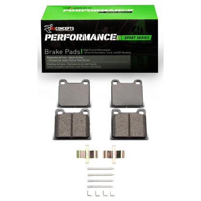 R1 Concepts R1 69-83 Porsche 911 Rear Performance Sport Pads & Hardware Kit