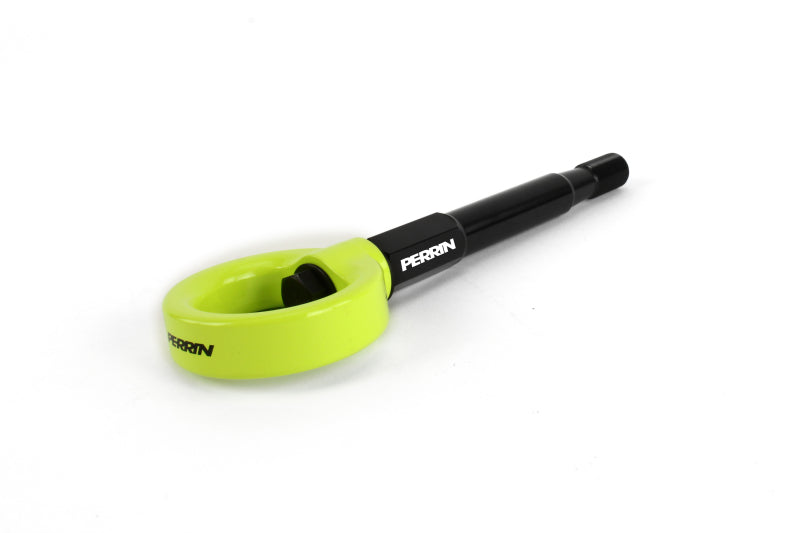 Perrin Performance PERRIN 15-21 Subaru WRX/STI / 24-26 Crosstrek / 25-26 Forester Tow Hook Kit (Rear) - Neon Yellow