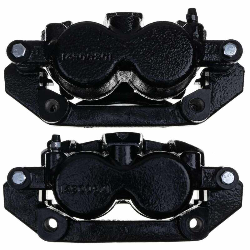 PowerStop Power Stop 11-18 Ram 1500 Front Black Calipers - Pair (w/Bracket)