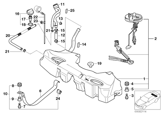 Genuine BMW 16111183478 E39 Outlet Pipe (Inc. 540iP, 530i & M5)