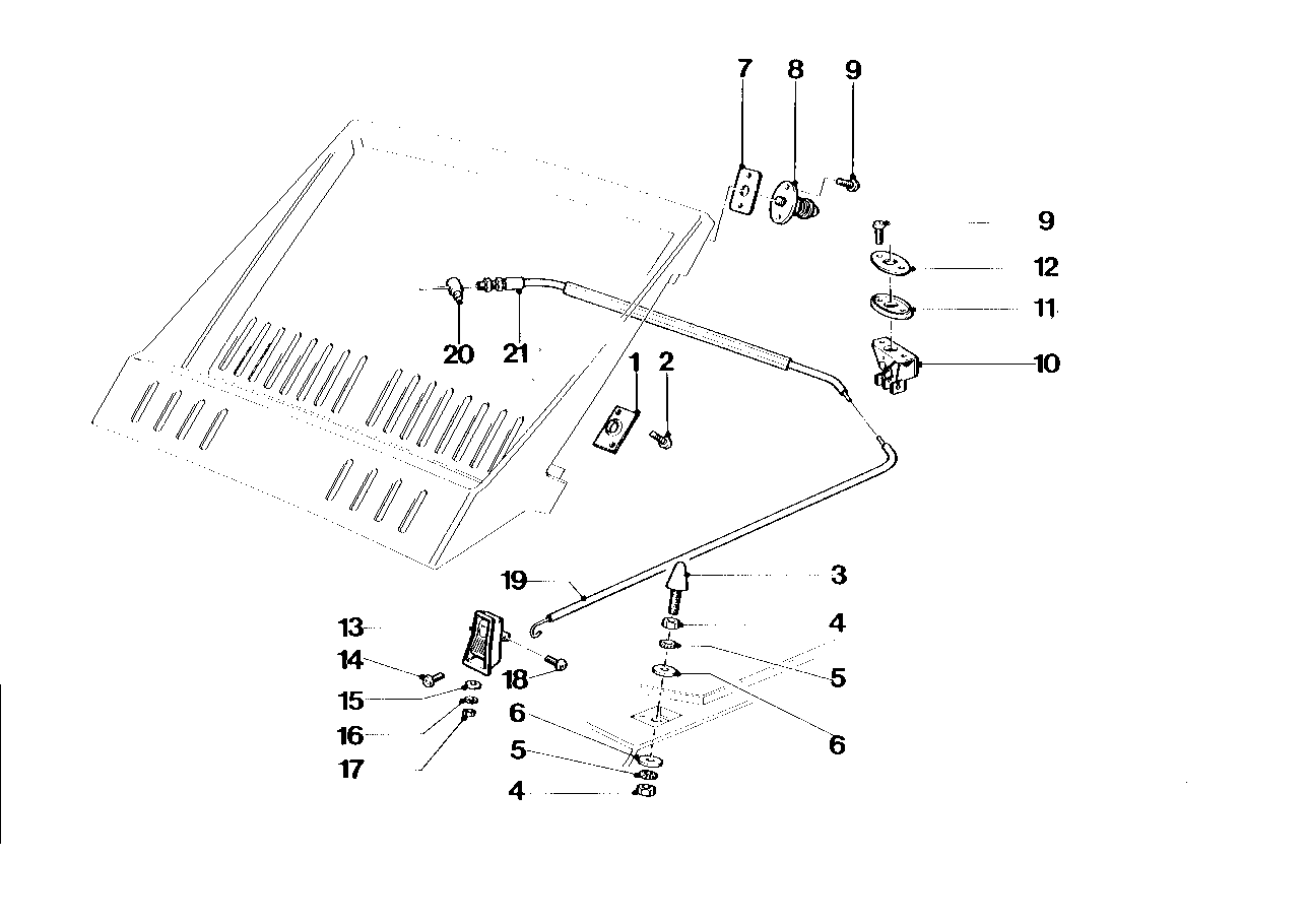 Genuine BMW 51242165308 E26 Catch (Inc. M1)