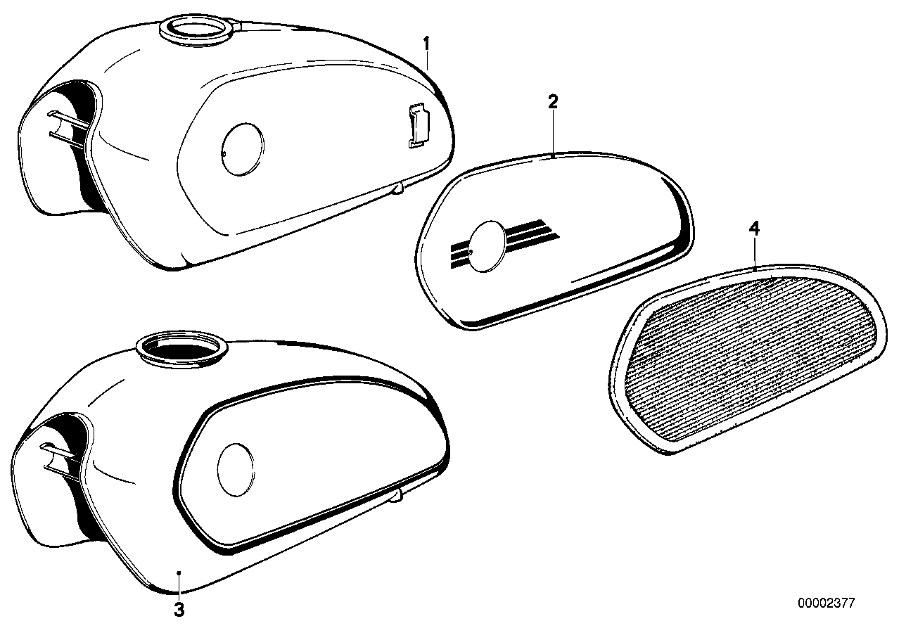 Genuine BMW 16111232000 Fuel Tank (Inc. R75/5, R50/5 & R60/5) | ML Performance UK UK Car Parts