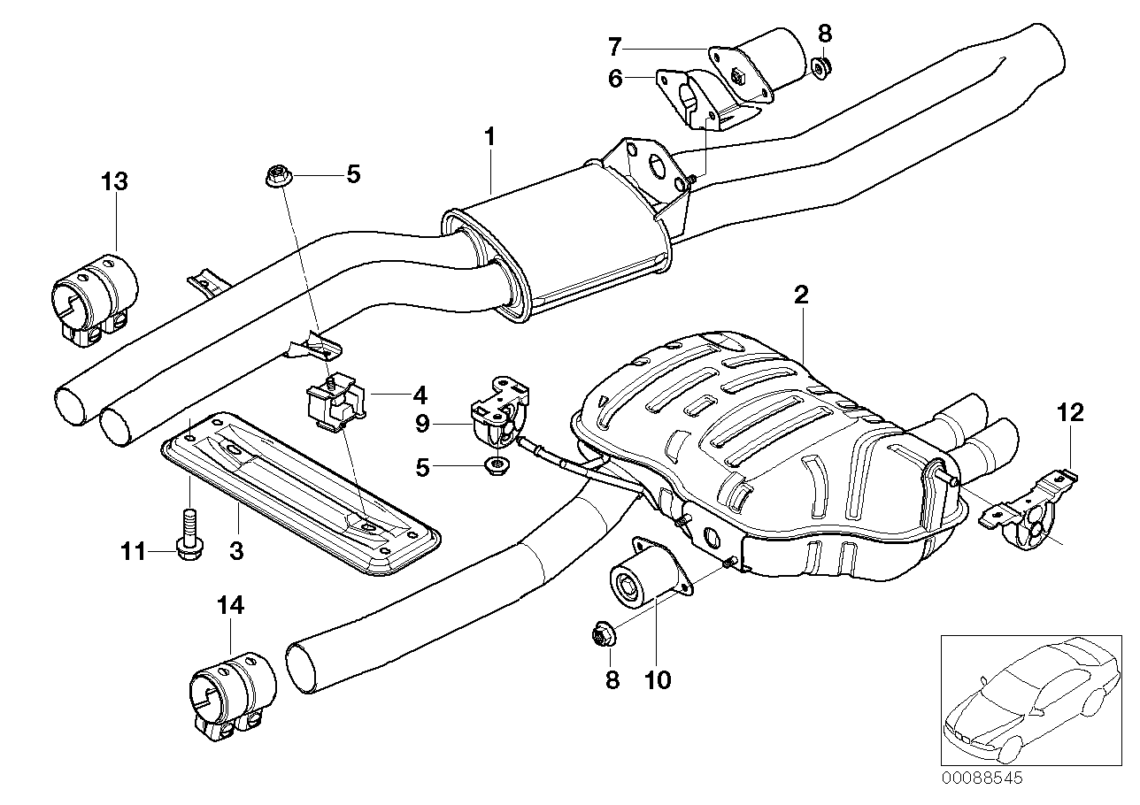 Genuine BMW 18107506459 E46 E36 Vibration Absorber (Inc. Z3 3.0i, Z3 2.2i & 325ti)