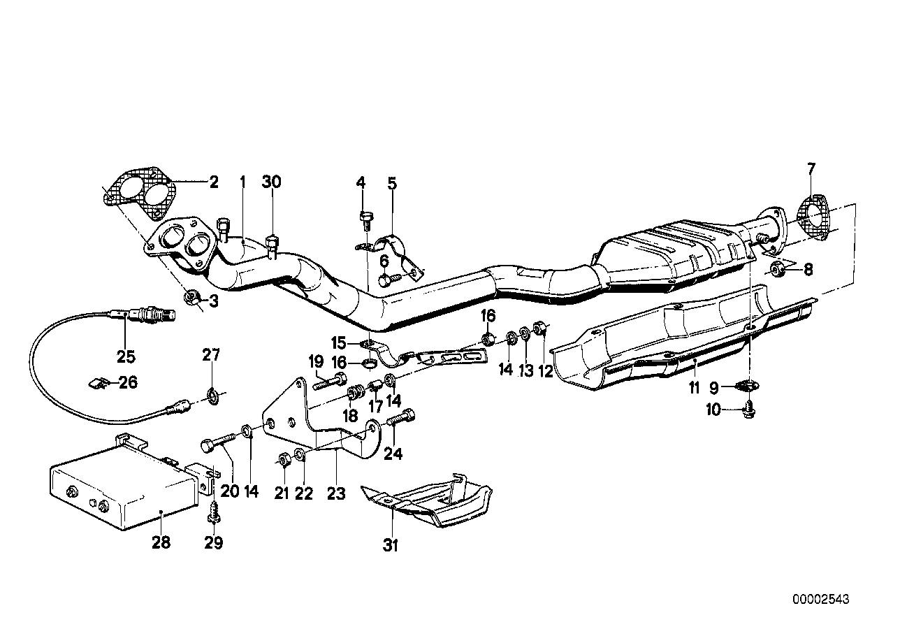 Genuine BMW 18211245829 E21 E30 Holder (Inc. 318i, 318 & 320)