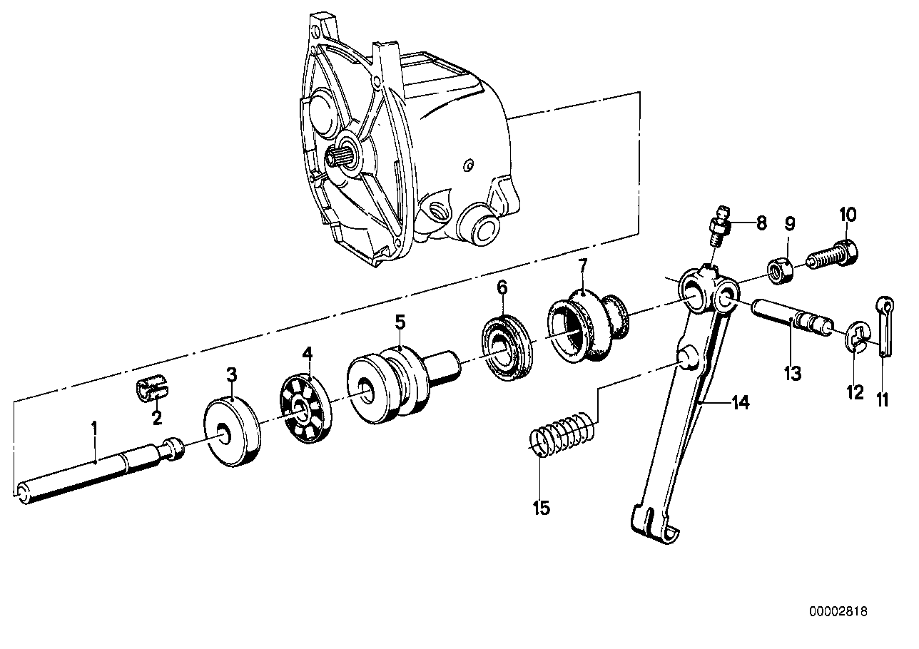 Genuine BMW 21511230108 Screw (Inc. R90S, R75/6 & R 75)