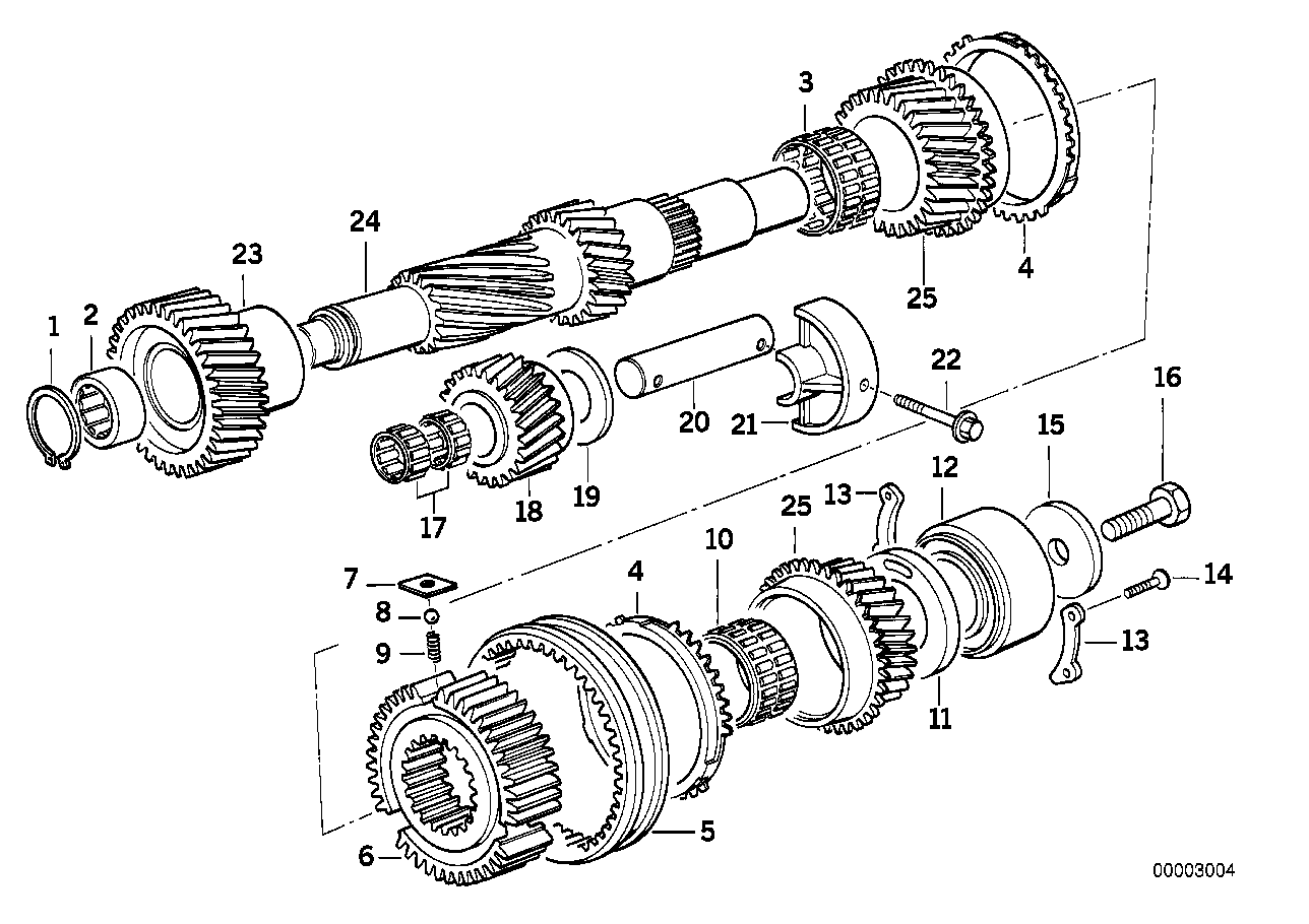 Genuine BMW 23211224892 E53 E32 E36 Lock Ring (Inc. 325i, 328Ci & 525i)