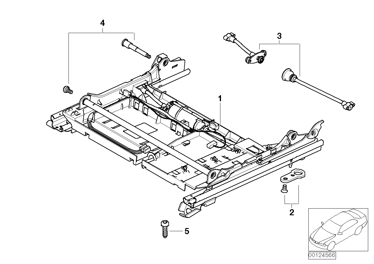 Genuine BMW 52107068058 E66 E65 E67 Set Of Flexible Shafts L132 / L225 (Inc. 745LiS, 745d & 740i)