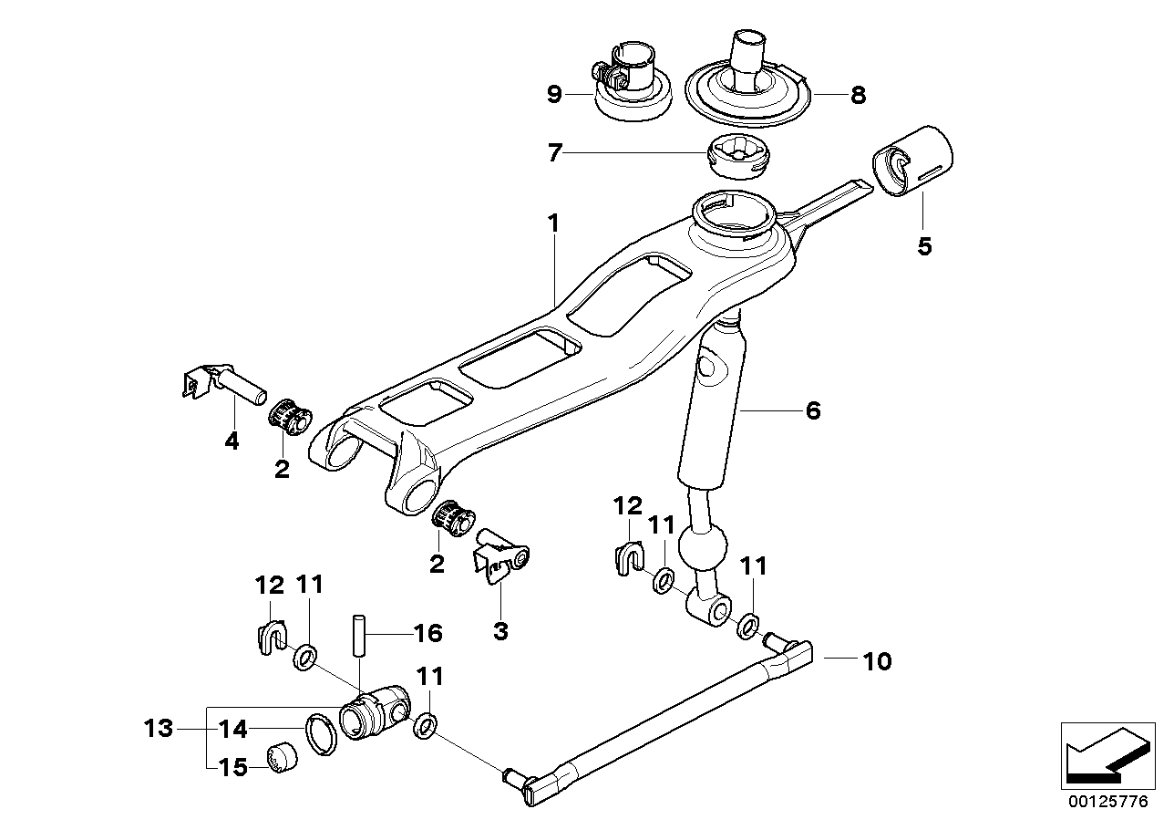 Genuine BMW 25117530212 E60 Vibration Absorber F=175HZ (Inc. 530i)