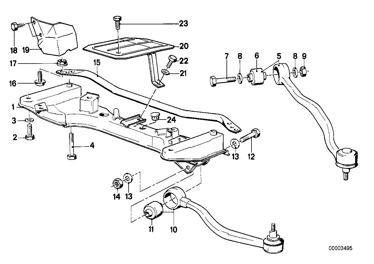Genuine BMW 31111124702 E28 E24 Washer (Inc. 533i, 528i & 635CSi)