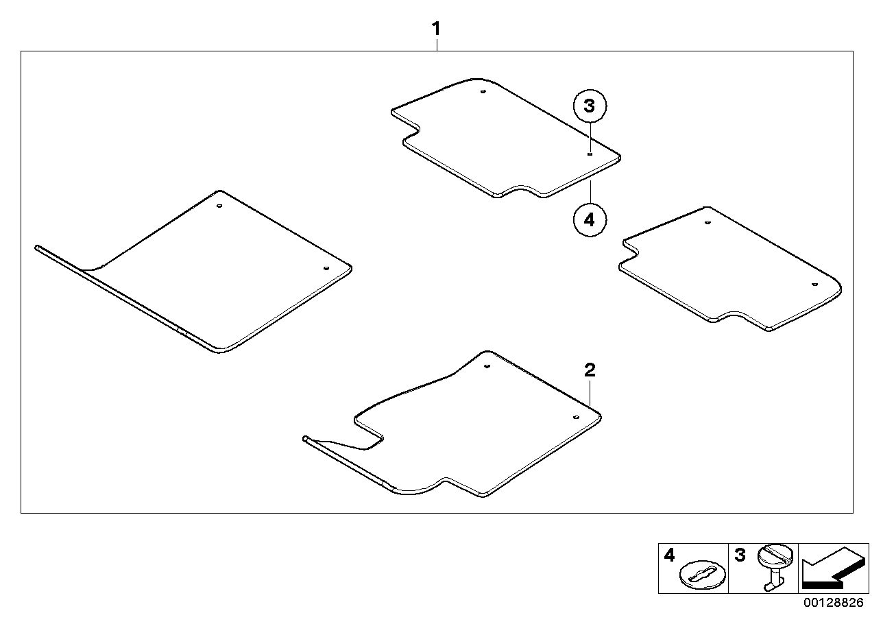 Genuine BMW 51473416352 E83 Lock 22,5mm SANDBEIGE (Inc. X3)