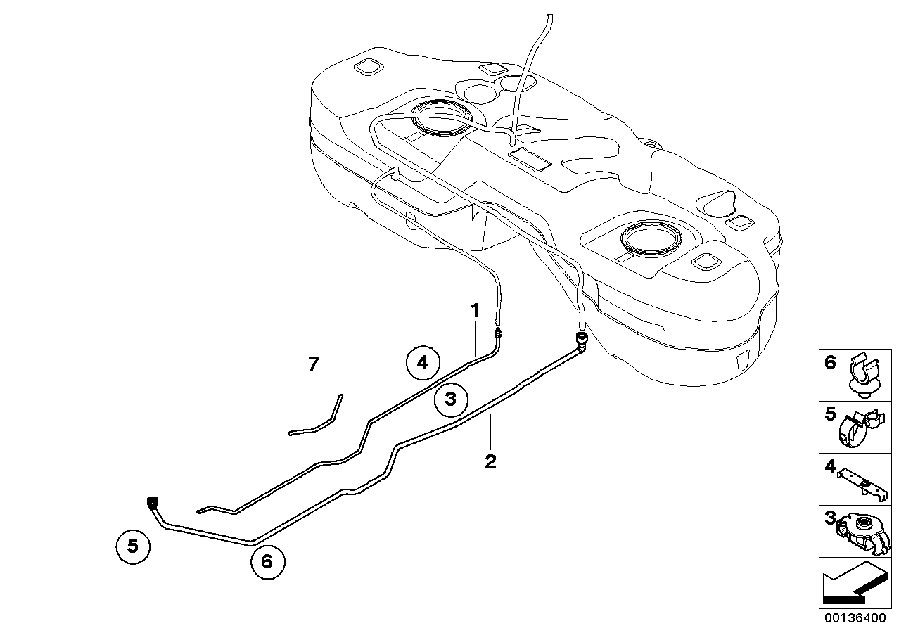 Genuine BMW 16137162921 E83 Hose Clamp (Inc. X3)