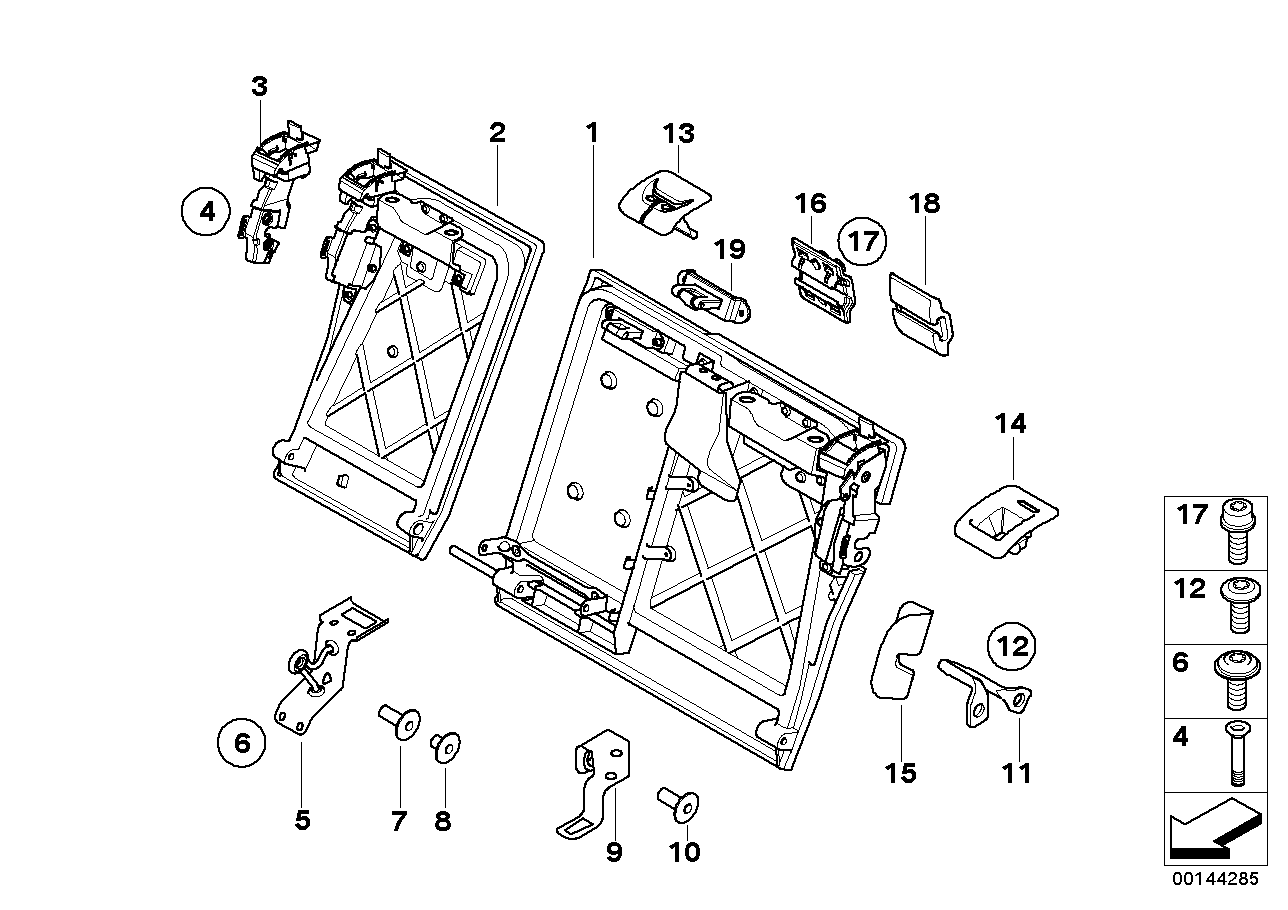 Genuine BMW 07147124903 E61 Bearing Screw (Inc. 550i, M5 & 535xi)