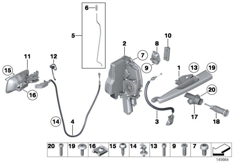 Genuine BMW 07129903329 RR1 Screw M6X25-A2-70-MK (Inc. Phantom & Phantom EWB)