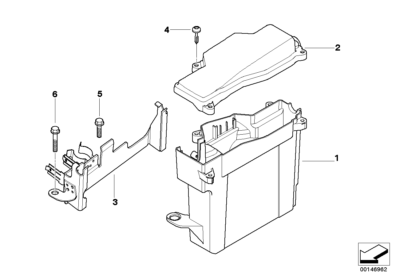 Genuine BMW 12907796521 R50 Control Unit Support (Inc. One D)