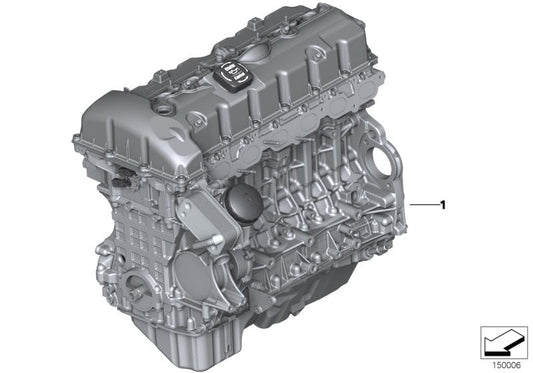 Genuine BMW 11002218264 Exch. Short Engine N55B30A (Inc. 535iX)