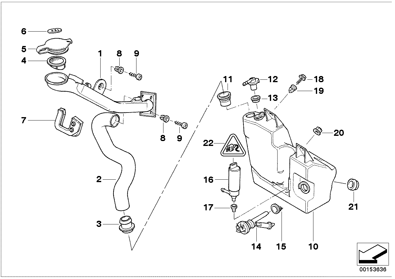 Genuine BMW 61668361560 E38 Container Filling Capacity Label 4,5L (Inc. 728iL, 750iLP & 735iL)