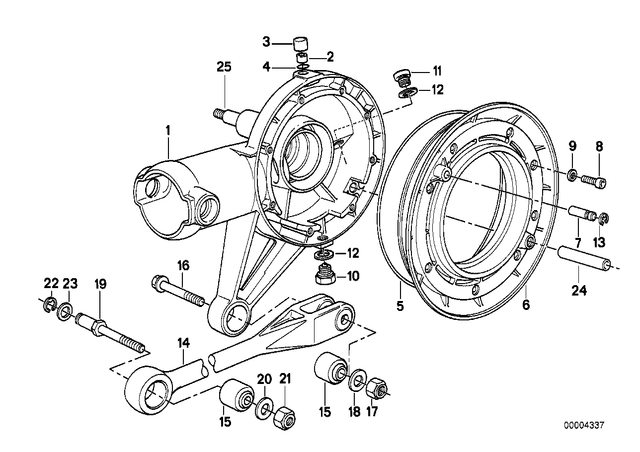 Genuine BMW 35211458082 Bolt (Inc. R 80 GS, R 100 R & R 100 GS)
