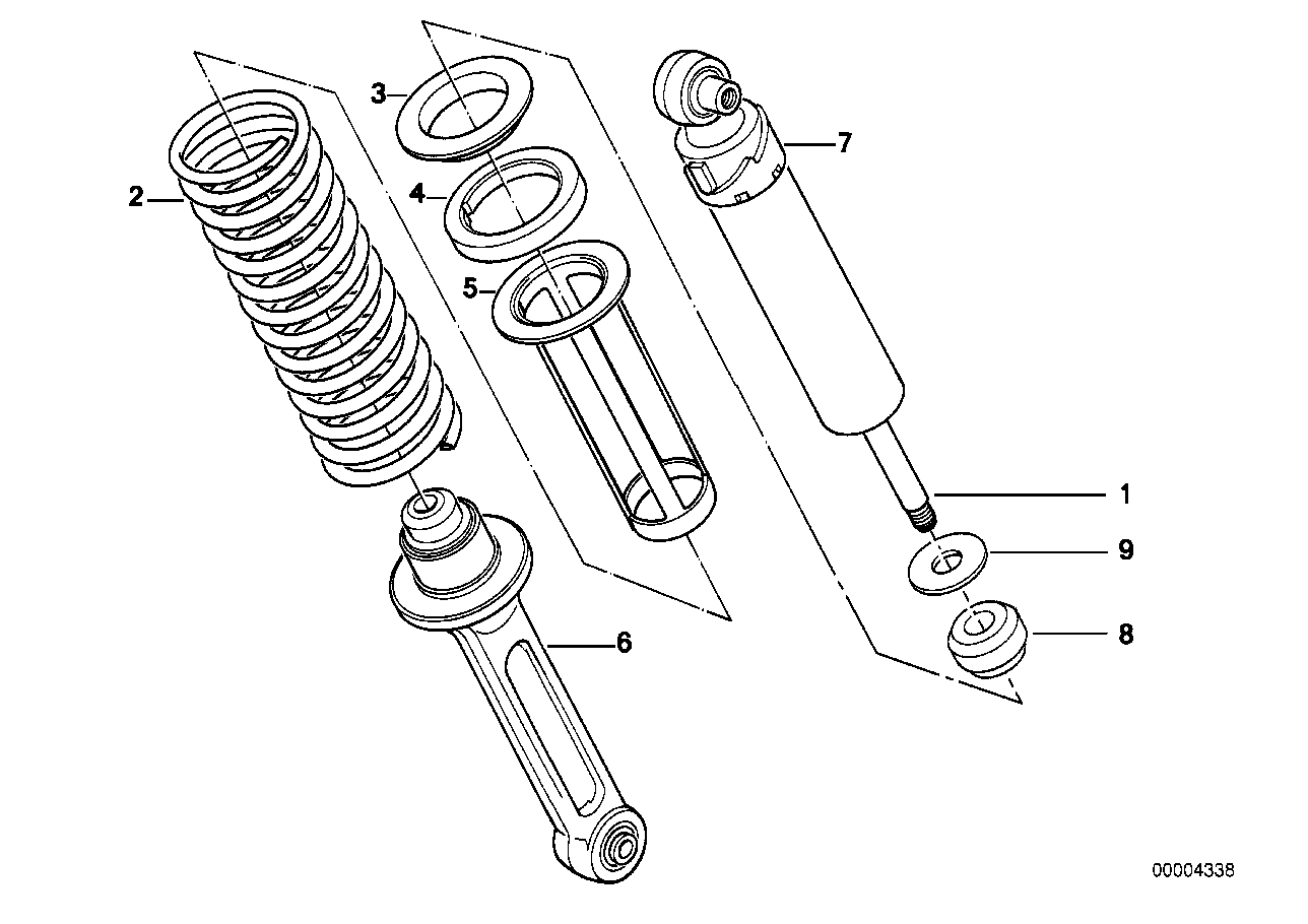 Genuine BMW 33531457885 Absorber (Inc. R 100 GS)