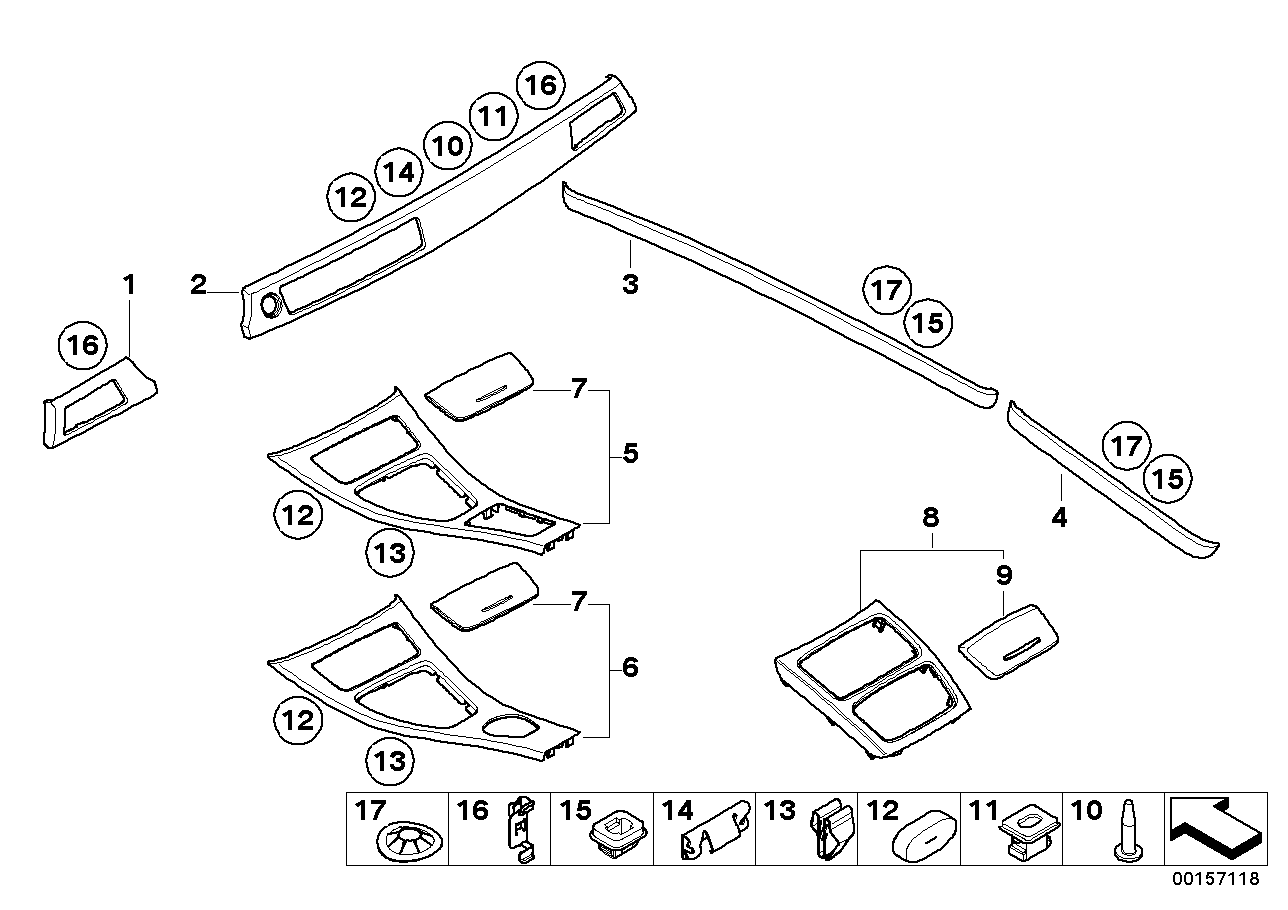 Genuine BMW 51417895230 E93 E92 Decor Strip, Right Doors ALU GRAUBLAU (Inc. M3)