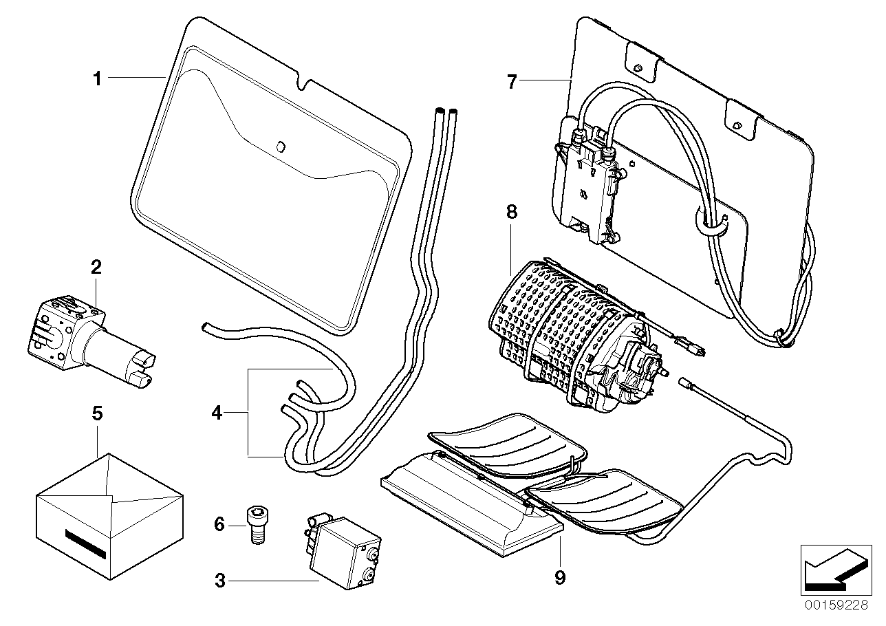 Genuine BMW 52109162871 E66 E60 E71 Valve Unit (Inc. Alpina B7LX, 523i & 530d)