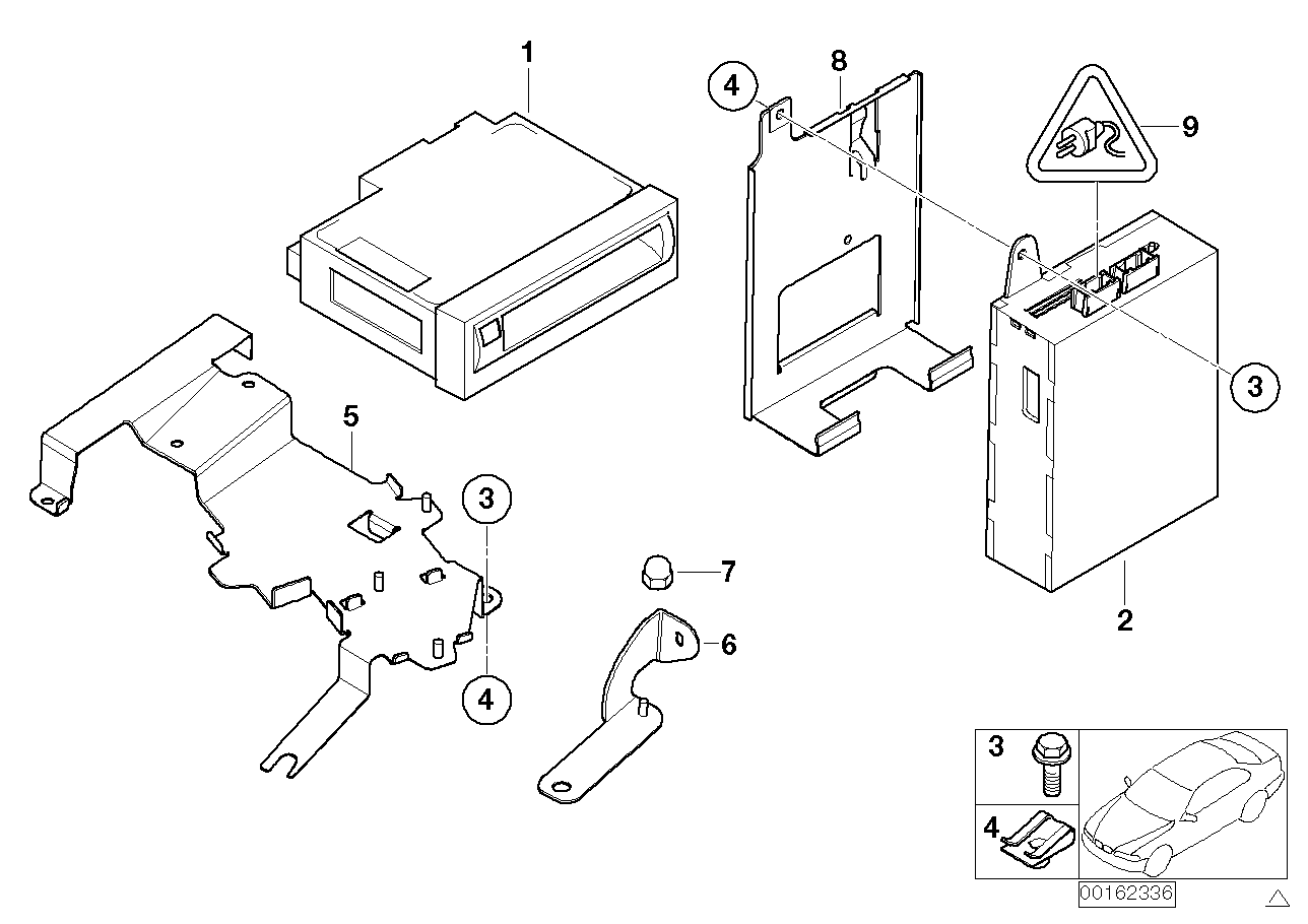 Genuine BMW 65909176686 E46 E83 Exch. Navigation Computer (Inc. 328Ci, 320d & X5 4.8is)