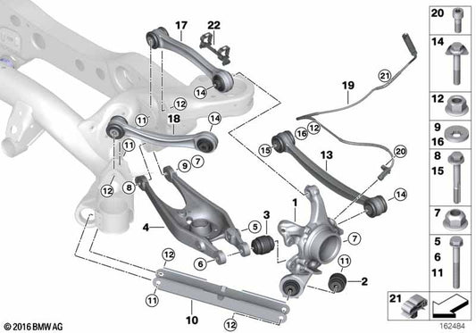 Genuine BMW 33322283549 Steering Arm With Ball Joint | ML Performance UK Car Parts