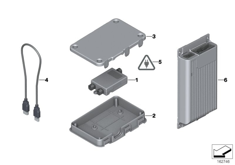 Genuine BMW 84109229744 E60 E88 E90 Ulf Module, High US/ES (Inc. 330xi, 528xi & 128i)
