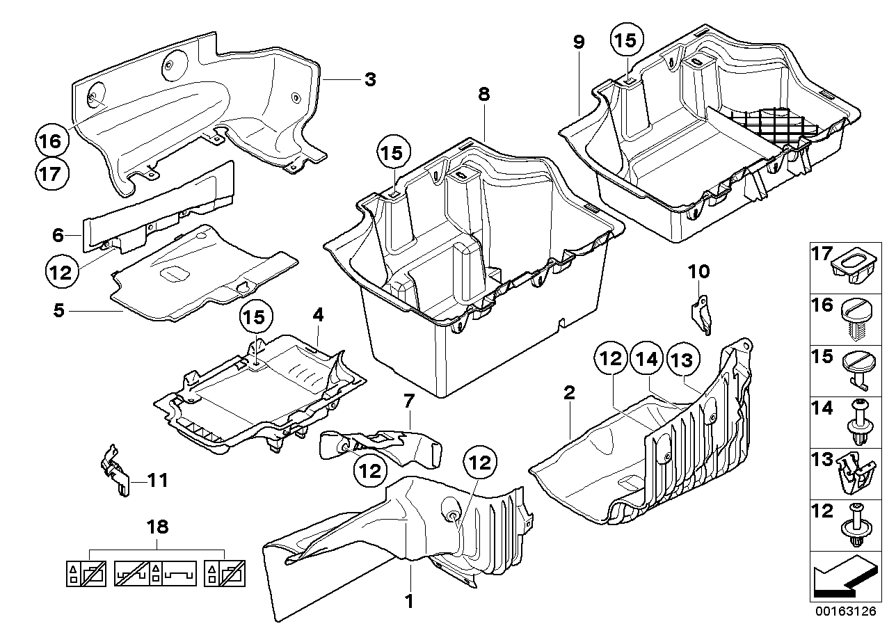Genuine BMW 51477146541 E93 Covering Left (Inc. 320d, 335i & 330d)
