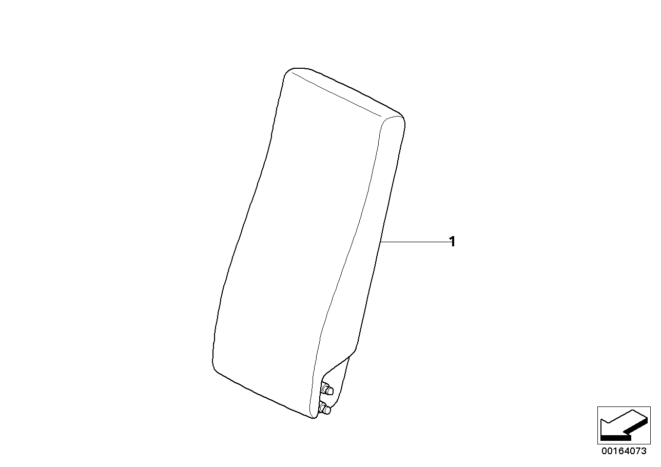 Genuine BMW 52209134083 E71 E72 Armrest, Rear Center SCHWARZ (Inc. X6)