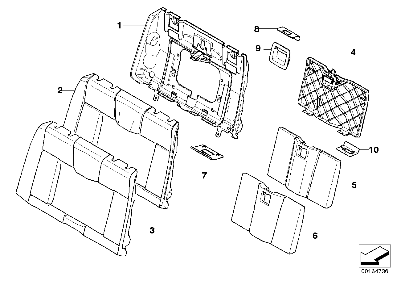 Genuine BMW 52209174498 E88 Covering Right (Inc. 118d, 120d & 120i)