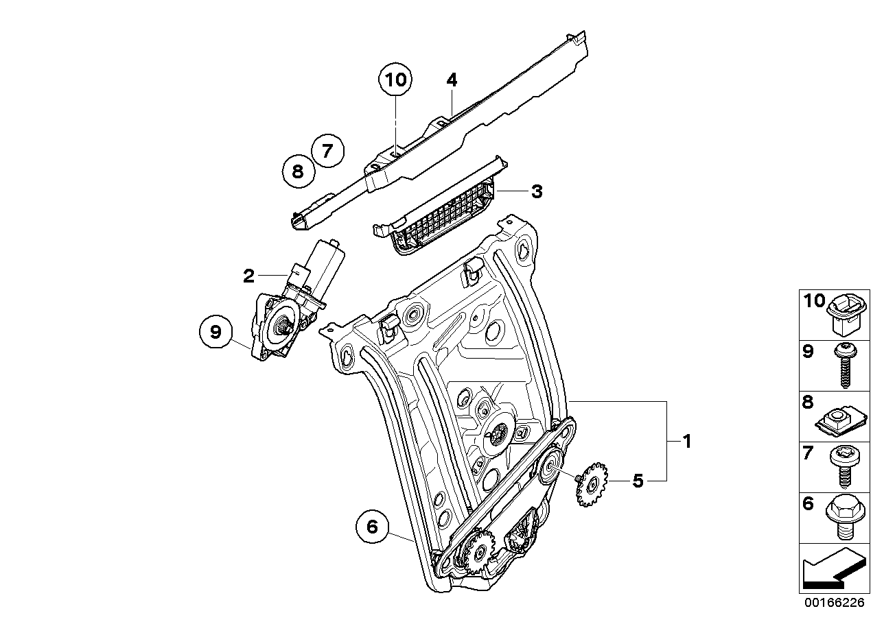 Genuine BMW 07149156655 E88 Torx Screw With Washer ISA M6X17 (Inc. 118d, 135i & M6)