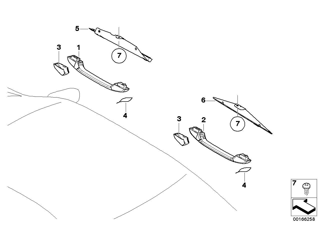 Genuine BMW 51168244450 E46 Cap Right HELLGRAU (Inc. 330xd, 316i 1.6 & 330d)