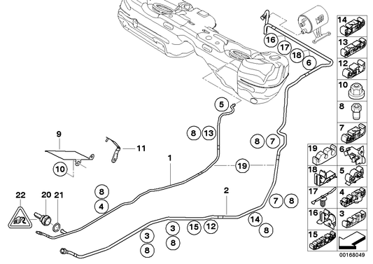 Genuine BMW 16122283498 E93 E90 Vibration Damper (Inc. M3)