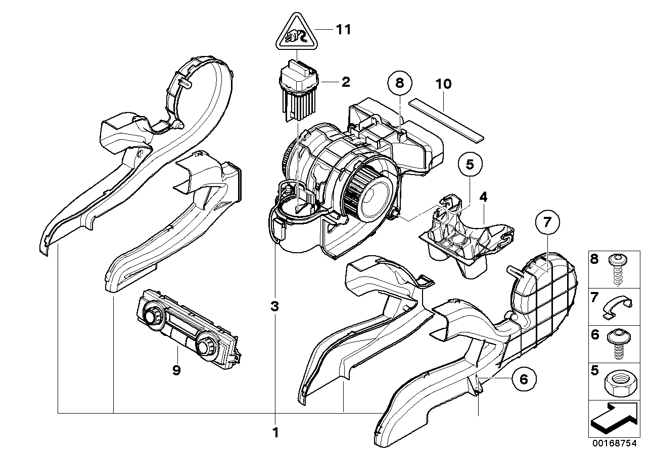 Genuine BMW 64119174003 E70 F16 Sealing Strip (Inc. X6 M & X5)