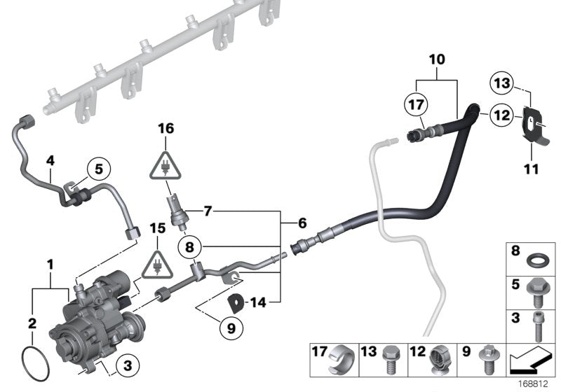 Genuine BMW 13537583212 E92 E89 E91 Protection (Inc. Z4 35is, 523i & X6 35iX)