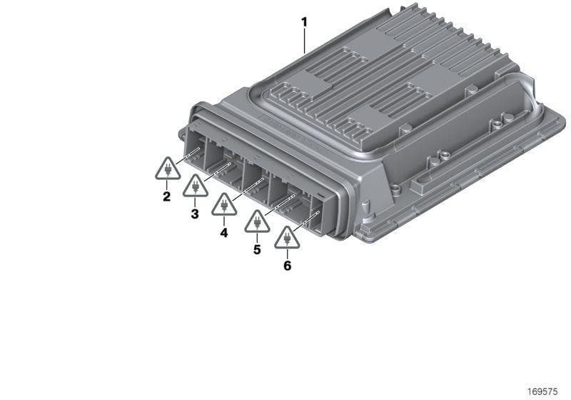 Genuine BMW 12147649411 E70 E71 Exch. Basic Control Unit Dme MSD85 (Inc. X5 50iX & X6 50iX)