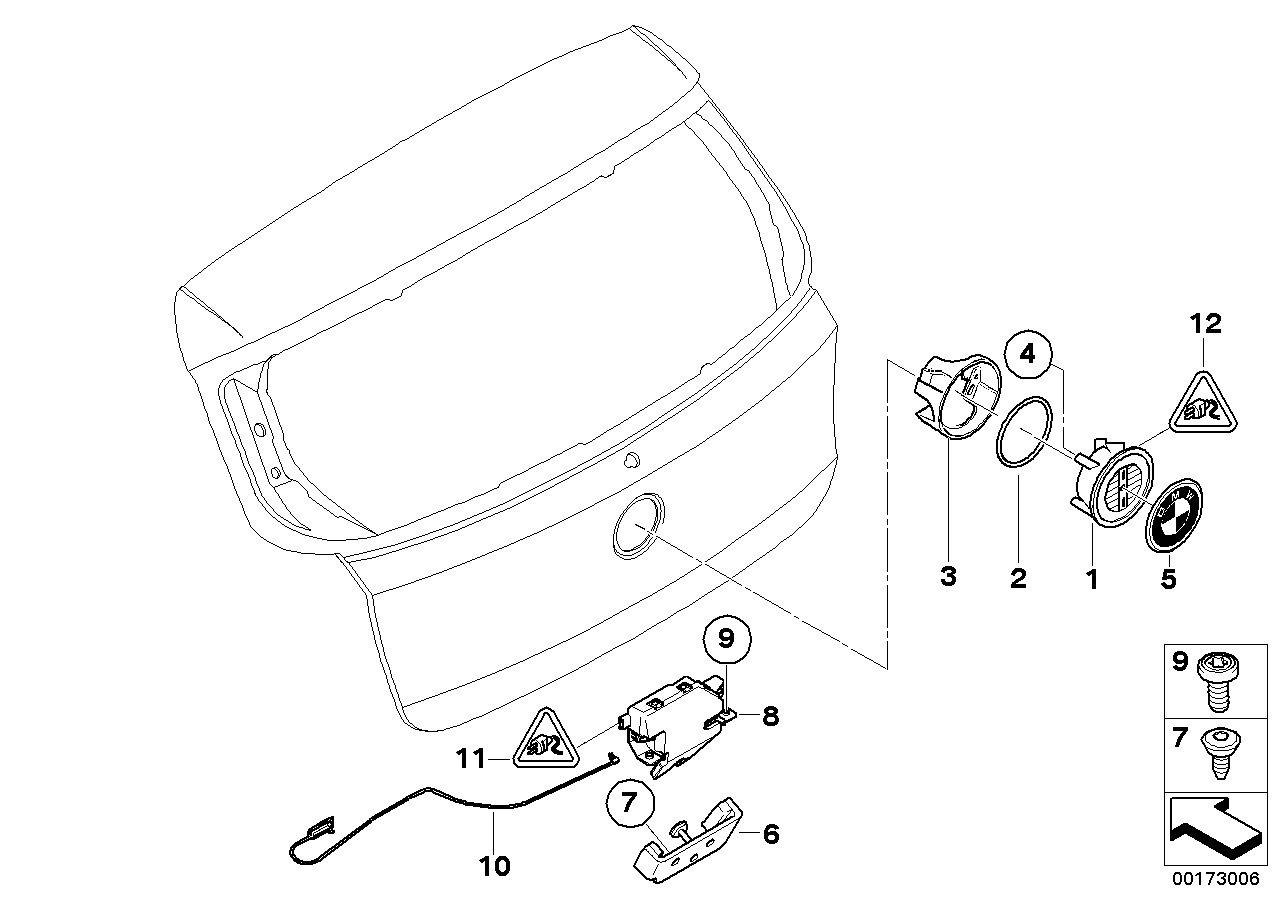 Genuine BMW 51247201960 E86 Supporting Ring (Inc. 123d, 650iX 4.4 & 640d)