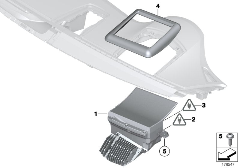 Genuine BMW 62309117987 Head-Up Display Left hand drive (Inc. 530dX, 530d & 550iX 4.0)