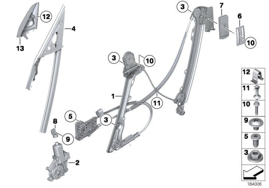 Genuine BMW 51337238718 E89 Corner Moulding, Interior Right (Inc. Z4 20i, Z4 35is & Z4 28i)